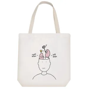 توت بگ پارچه ای Right Brain Left Brain