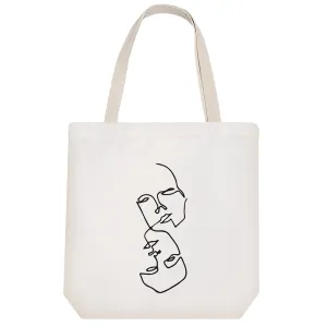 توت بگ پارچه ای پرتره خطی چهره
