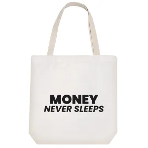 توت بگ پارچه ای Money Never Sleeps