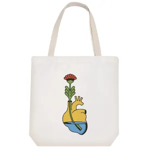 توت بگ پارچه ای گلدان قلب