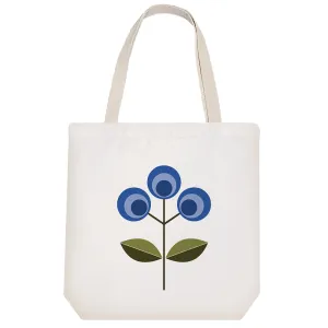 توت بگ پارچه ای گل آبی