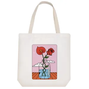 توت بگ پارچه ای گل رز