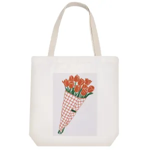توت بگ پارچه ای گل رز