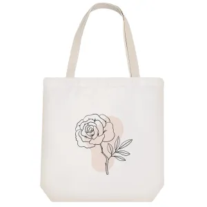 توت بگ پارچه ای گل مینیمال