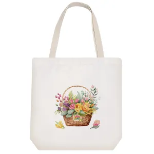 توت بگ پارچه ای سبد گل