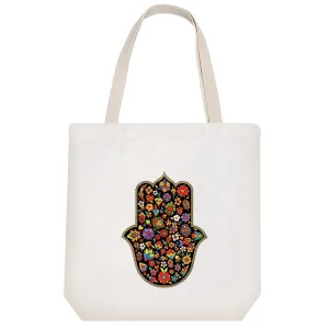 توت بگ پارچه ای گلدوزی گل