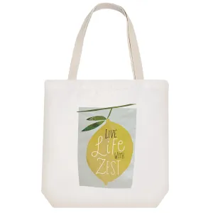 توت بگ پارچه ای Live Life With Zest
