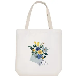 توت بگ پارچه ای پاکت گل