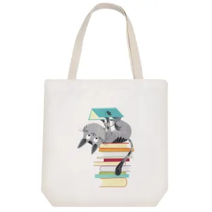 توت بگ پارچه ای گربه کتابخوان