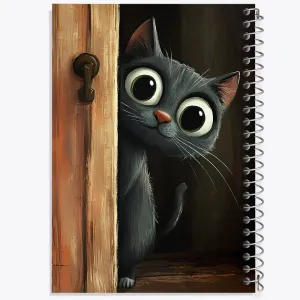 دفتر گربه بامزه