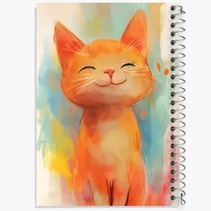 دفتر گربه بامزه
