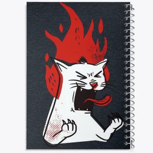 دفتر گربه عصبانی