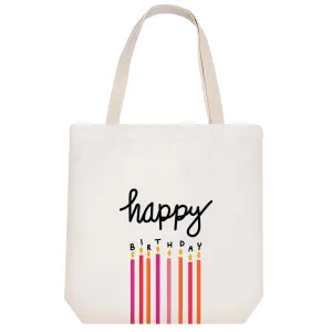 توت بگ پارچه ای Happy Birthday