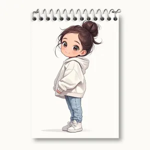 دفتر یادداشت دخترانه کیوت