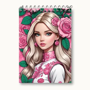 دفتر یادداشت دخترانه بامزه