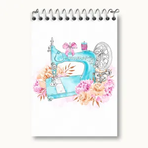 دفتر یادداشت چرخ خیاطی