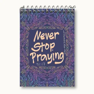 دفتر یادداشت Never Stop Praying