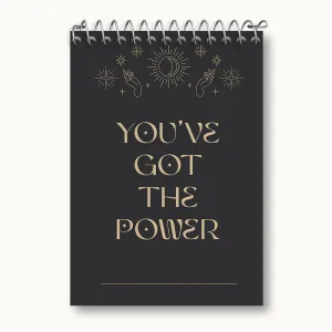 دفتر یادداشت You've Got The Power