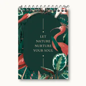 دفتر یادداشت Let Nature Nurture Your Soul