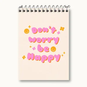 دفتر یادداشت Don't Worry Be Happy