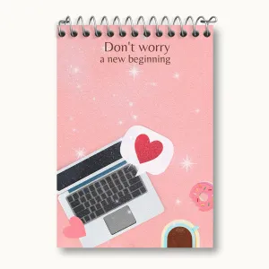 دفتر یادداشت Don't Worry a New Beginning