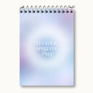 دفتر یادداشت Let Your Spirit Fly Free