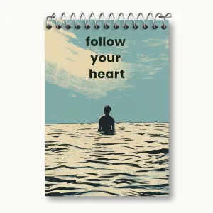 دفتر یادداشت Follow Your Heart