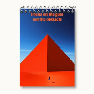 دفتر یادداشت Focus On The Goal Not The Obstacle