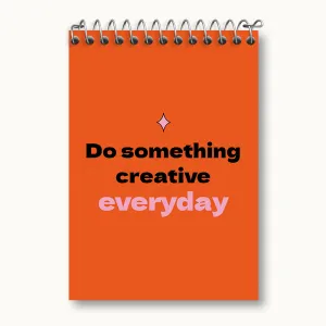 دفتر یادداشت Do Something Creative Everyday