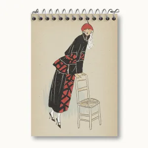 دفتر یادداشت فیگور دخترانه