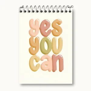 دفتر یادداشت Yes You Can