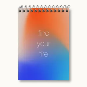 دفتر یادداشت Find Your Fire
