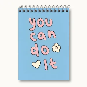 دفتر یادداشت You Can Do It