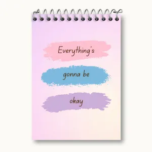 دفتر یادداشت Everything's Gonna Be Okay