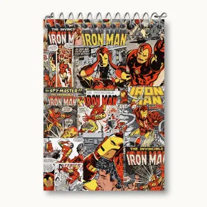 دفتر یادداشت مرد آهنی مارول (Marvel)