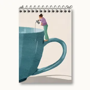 دفتر یادداشت عشق قهوه