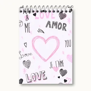 دفتر یادداشت Love