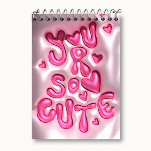 دفتر یادداشت You'r So Cute