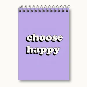 دفتر یادداشت Choose Happy