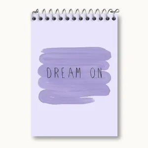 دفتر یادداشت Dream On