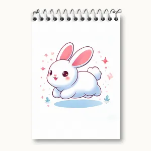 دفتر یادداشت خرگوش بامزه