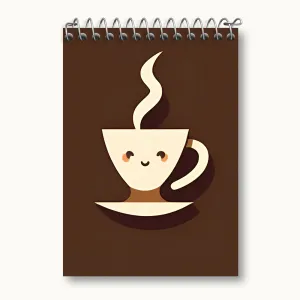 دفتر یادداشت فنجان قهوه