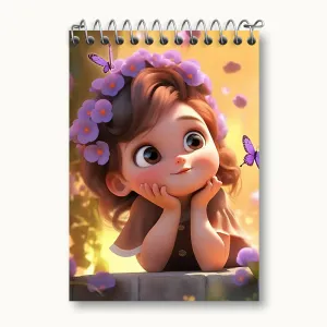 دفتر یادداشت دخترانه کیوت