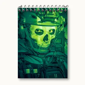 دفتر یادداشت گوست کال آف دیوتی (Call Of Duty)