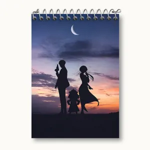 دفتر یادداشت انیمه اسپای ایکس