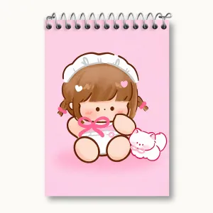 دفتر یادداشت دخترانه کیوت