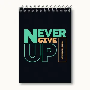 دفتر یادداشت Never Give Up