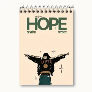 دفتر یادداشت Hope On The Street