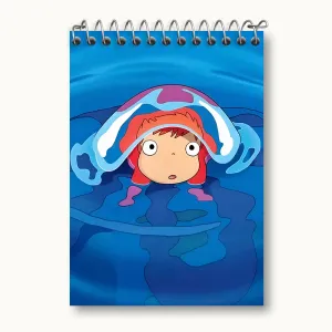 دفتر یادداشت انیمه پونیو (Ponyo)