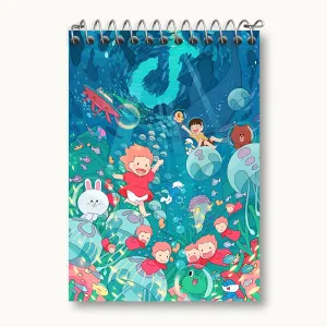 دفتر یادداشت انیمه پونیو (Ponyo)